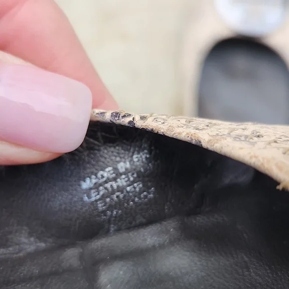 Tory Burch reva pitone Rocha snake flats size 8 - Picture 8 of 11